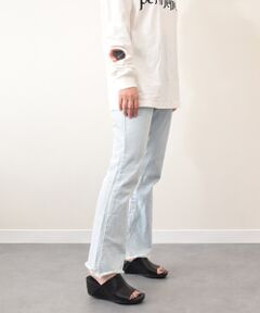 INTER-CHAUSSURES / インター ショシュール サンダル | 【bussola】ウェッジヒールミュールサンダル