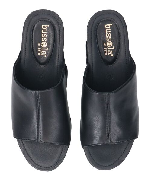 INTER-CHAUSSURES / インター ショシュール サンダル | 【bussola】ウェッジヒールミュールサンダル | 詳細5