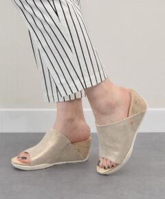 INTER-CHAUSSURES / インター ショシュール サンダル | 【bussola】ウェッジヒールミュールサンダル