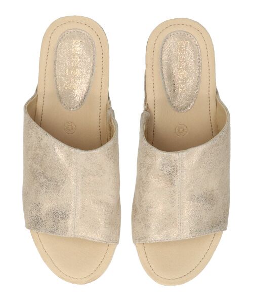 INTER-CHAUSSURES / インター ショシュール サンダル | 【bussola】ウェッジヒールミュールサンダル | 詳細5