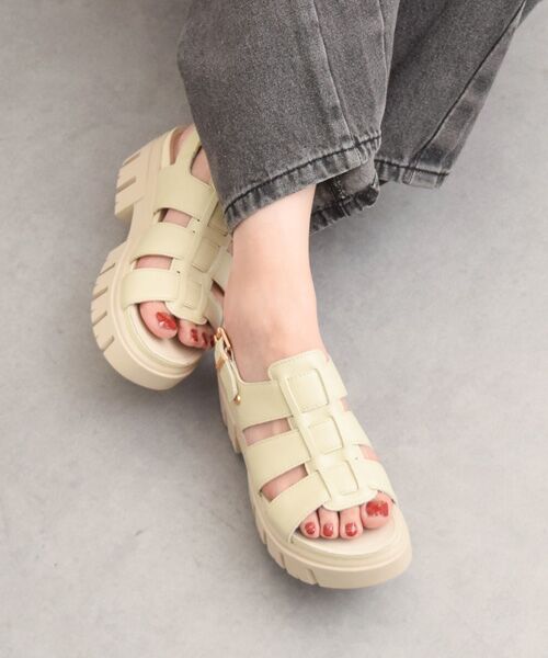 INTER-CHAUSSURES / インター ショシュール サンダル | 【bussola】厚底ボリュームソールグルカサンダル | 詳細13