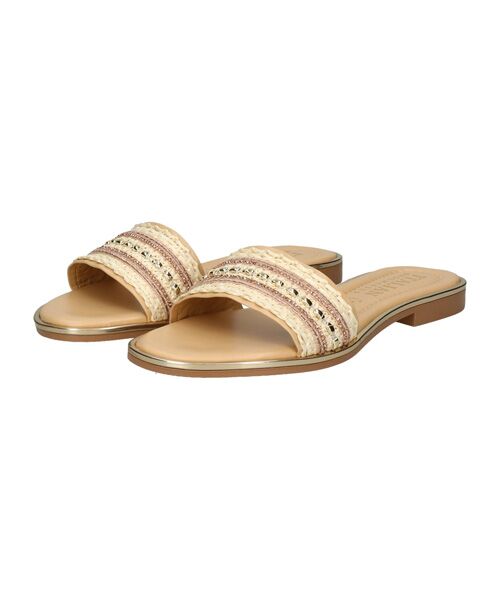 INTER-CHAUSSURES / インター ショシュール サンダル | 【ITALIAN SHOEMAKERS】ウーブンフラットミュールサンダル | 詳細8