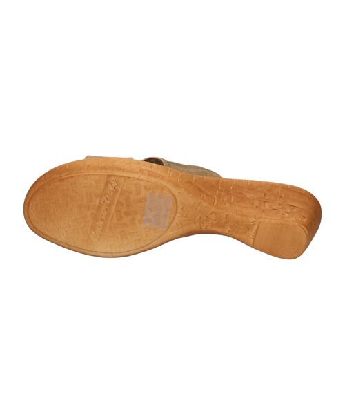INTER-CHAUSSURES / インター ショシュール サンダル | 【ITALIAN SHOEMAKERS】べっ甲風バックルウェッジヒールサンダル | 詳細15
