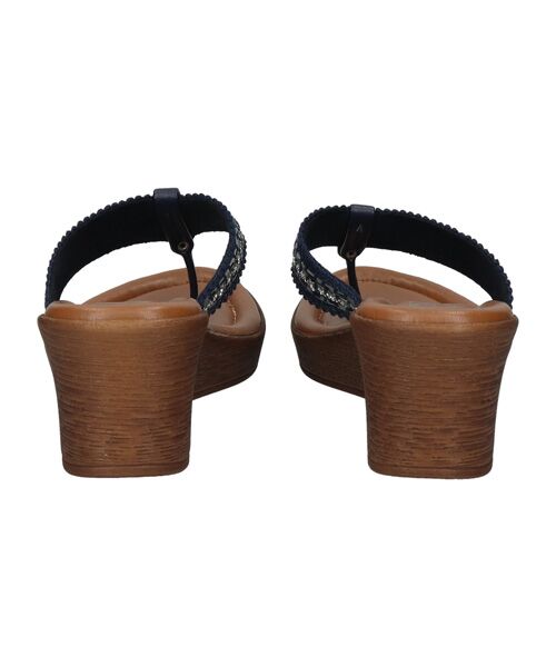INTER-CHAUSSURES / インター ショシュール サンダル | 【ITALIAN SHOEMAKERS】ラインストーンアクセントトングサンダル | 詳細9