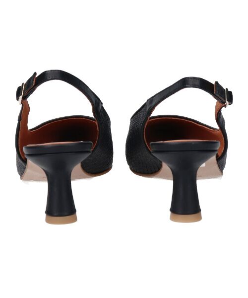 INTER-CHAUSSURES / インター ショシュール パンプス | 【ANGEL ALARCON】ポインテッドトウラフィアバックバンド | 詳細4