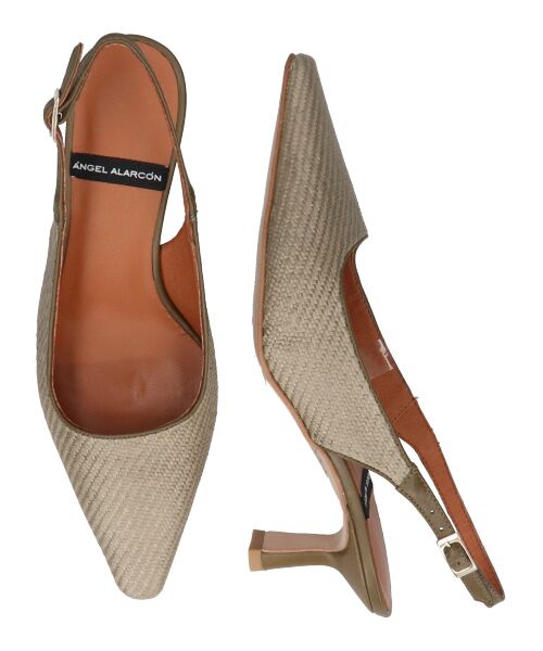 INTER-CHAUSSURES / インター ショシュール パンプス | 【ANGEL ALARCON】ポインテッドトウラフィアバックバンド | 詳細16