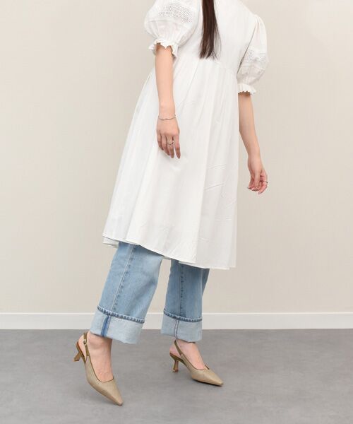 INTER-CHAUSSURES / インター ショシュール パンプス | 【ANGEL ALARCON】ポインテッドトウラフィアバックバンド | 詳細18