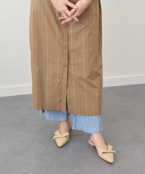 INTER-CHAUSSURES / インター ショシュール パンプス | 【ANGEL ALARCON】ポインテッドトウローヒールリボンパンプス | 詳細18