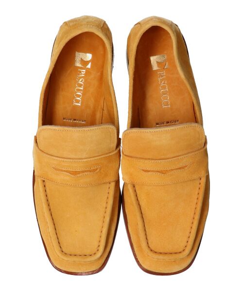 INTER-CHAUSSURES / インター ショシュール フラットシューズ | 【PASCUCCI】スクエアトウソフトレザーローファー | 詳細5