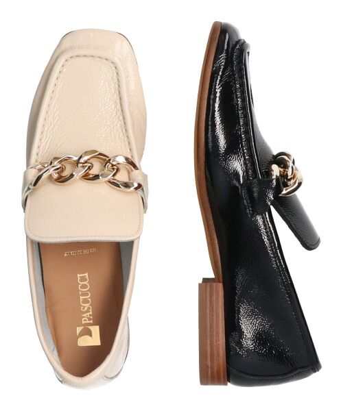 INTER-CHAUSSURES / インター ショシュール フラットシューズ | 【PASCUCCI】スクエアトウチェーンローファー | 詳細13