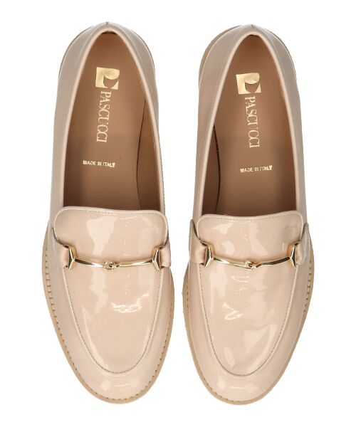 INTER-CHAUSSURES / インター ショシュール フラットシューズ | 【PASCUCCI】ラウンドトウタンクソールビットローファー | 詳細5