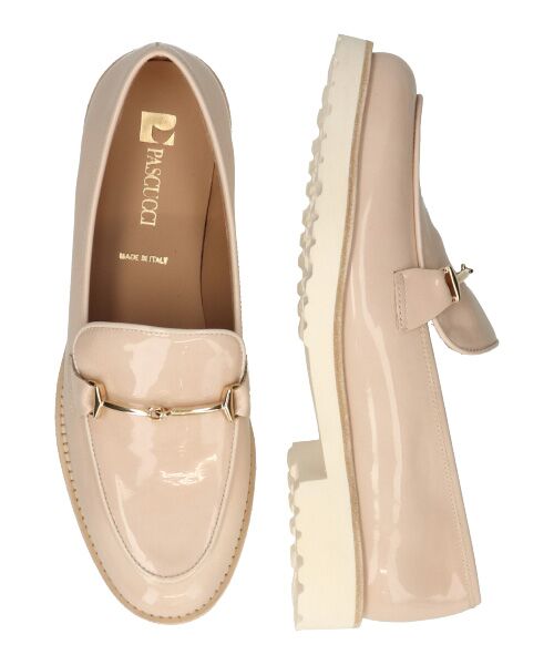 INTER-CHAUSSURES / インター ショシュール フラットシューズ | 【PASCUCCI】ラウンドトウタンクソールビットローファー | 詳細7