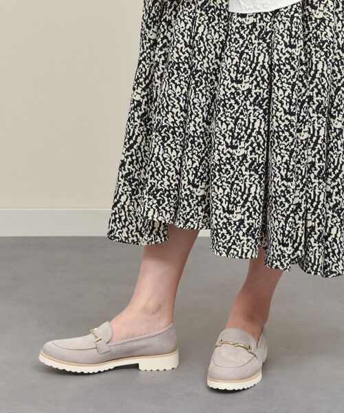 INTER-CHAUSSURES / インター ショシュール フラットシューズ | 【PASCUCCI】ラウンドトウタンクソールビットローファー | 詳細16