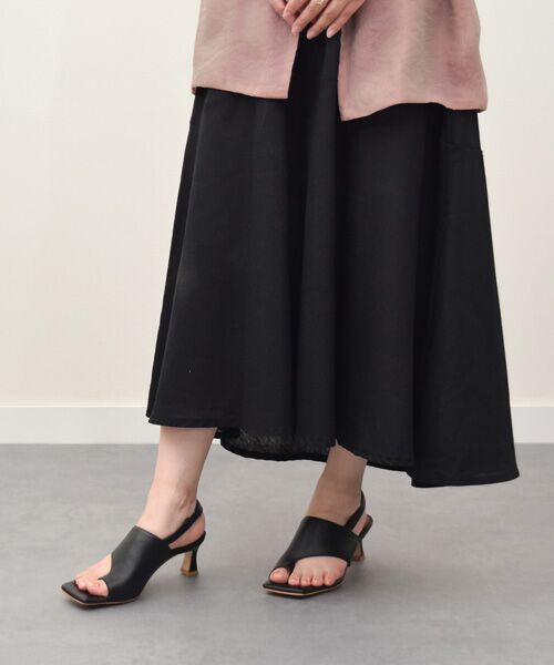 INTER-CHAUSSURES / インター ショシュール サンダル | 【ANGEL ALARCON】スクエアトウバックバンドトングサンダル | 詳細9