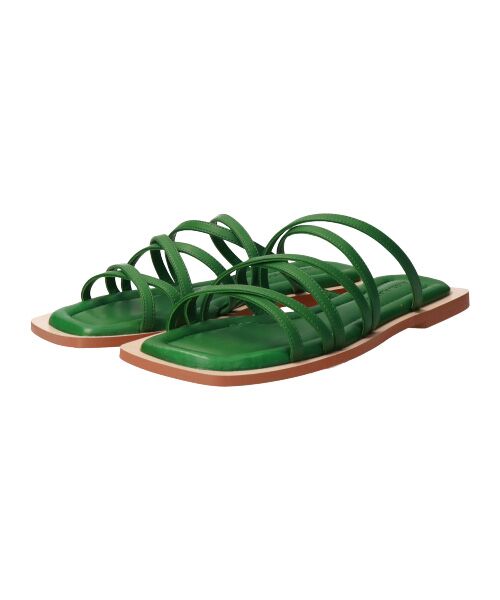 INTER-CHAUSSURES / インター ショシュール サンダル | 【ANGEL ALARCON】スクエアトウストラップフラットサンダル | 詳細13