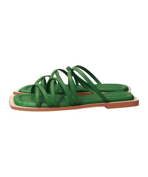 INTER-CHAUSSURES / インター ショシュール サンダル | 【ANGEL ALARCON】スクエアトウストラップフラットサンダル | 詳細14