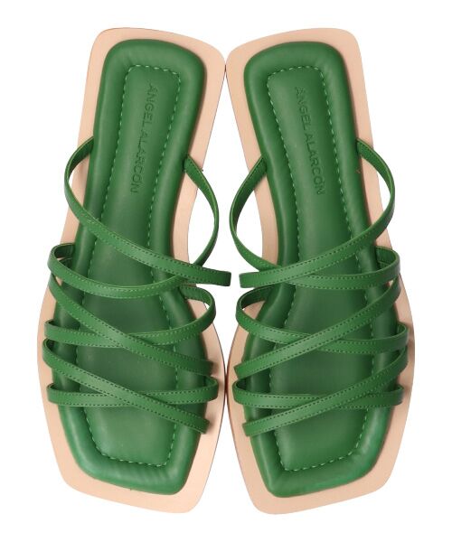 INTER-CHAUSSURES / インター ショシュール サンダル | 【ANGEL ALARCON】スクエアトウストラップフラットサンダル | 詳細17