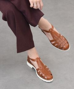 INTER-CHAUSSURES / インター ショシュール サンダル | 【PASCUCCI】タンクソールグルカサンダル