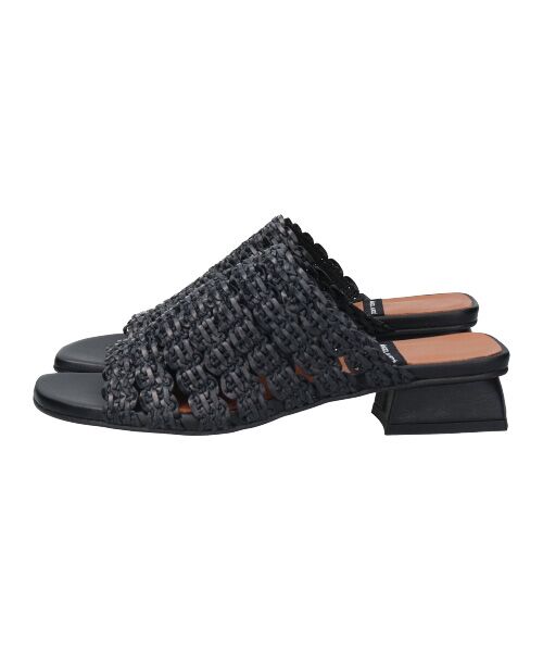 INTER-CHAUSSURES / インター ショシュール サンダル | 【ANGEL ALARCON】ローヒールラフィアサンダル | 詳細2