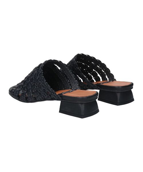 INTER-CHAUSSURES / インター ショシュール サンダル | 【ANGEL ALARCON】ローヒールラフィアサンダル | 詳細3