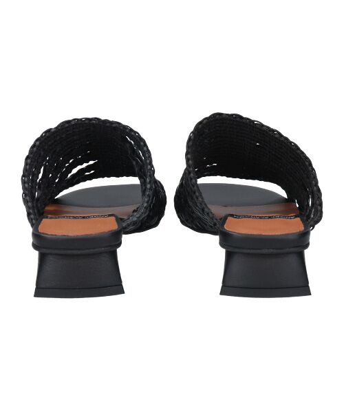 INTER-CHAUSSURES / インター ショシュール サンダル | 【ANGEL ALARCON】ローヒールラフィアサンダル | 詳細4