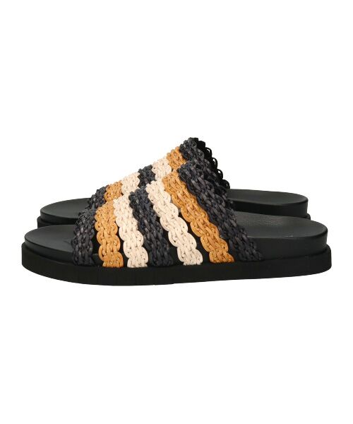 INTER-CHAUSSURES / インター ショシュール サンダル | 【ANGEL ALARCON】フットベッドラフィアサンダル | 詳細16