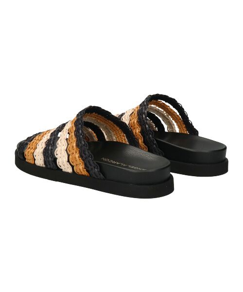 INTER-CHAUSSURES / インター ショシュール サンダル | 【ANGEL ALARCON】フットベッドラフィアサンダル | 詳細17