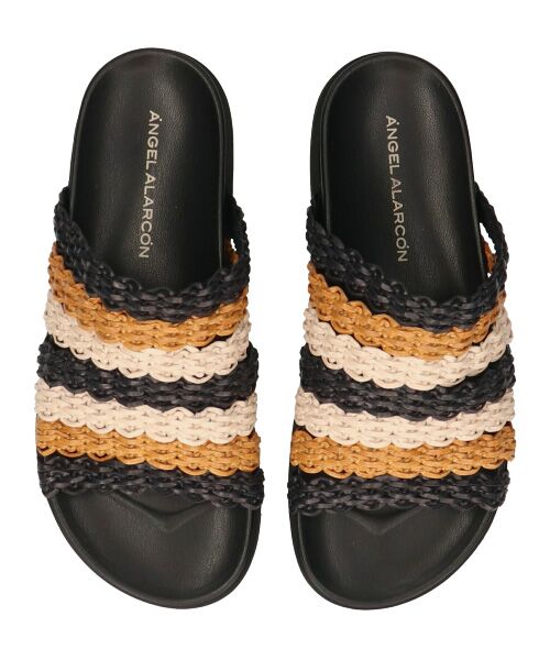 INTER-CHAUSSURES / インター ショシュール サンダル | 【ANGEL ALARCON】フットベッドラフィアサンダル | 詳細19