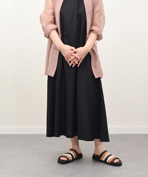 INTER-CHAUSSURES / インター ショシュール サンダル | 【ANGEL ALARCON】フットベッドラフィアサンダル | 詳細23