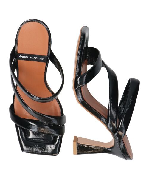 INTER-CHAUSSURES / インター ショシュール サンダル | 【ANGEL ALARCON】スクエアトウハイヒールサンダル | 詳細7