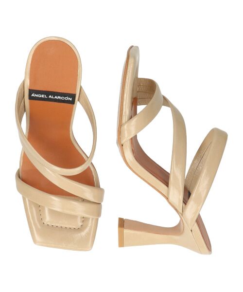 INTER-CHAUSSURES / インター ショシュール サンダル | 【ANGEL ALARCON】スクエアトウハイヒールサンダル | 詳細16