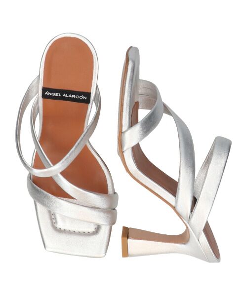 INTER-CHAUSSURES / インター ショシュール サンダル | 【ANGEL ALARCON】スクエアトウハイヒールサンダル | 詳細25