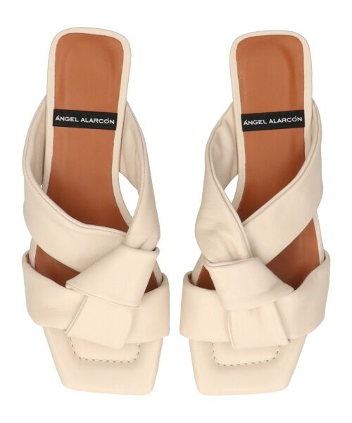 INTER-CHAUSSURES / インター ショシュール サンダル | 【ANGEL ALARCON】スクエアトウローヒールノットサンダル | 詳細14