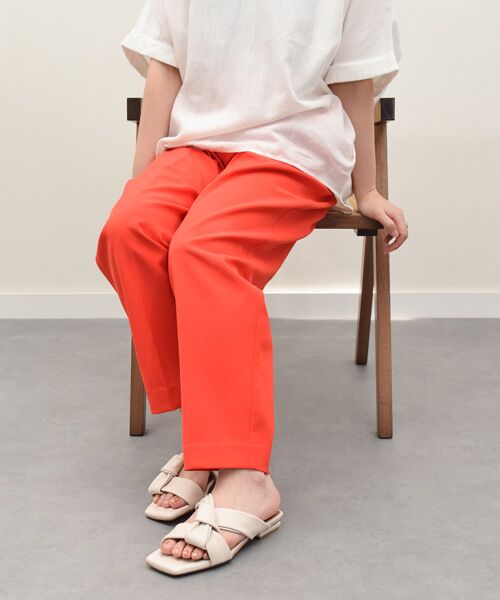 INTER-CHAUSSURES / インター ショシュール サンダル | 【ANGEL ALARCON】スクエアトウローヒールノットサンダル | 詳細18