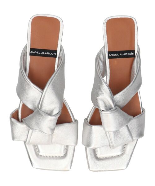 INTER-CHAUSSURES / インター ショシュール サンダル | 【ANGEL ALARCON】スクエアトウローヒールノットサンダル | 詳細23