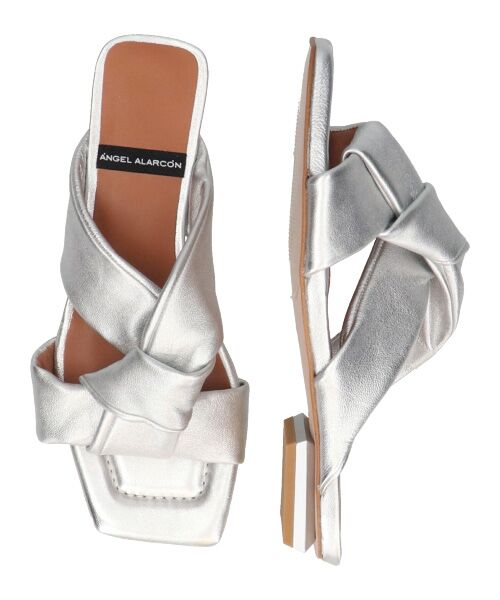 INTER-CHAUSSURES / インター ショシュール サンダル | 【ANGEL ALARCON】スクエアトウローヒールノットサンダル | 詳細25