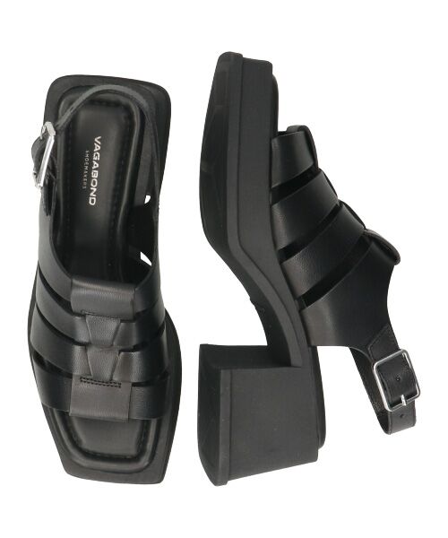 INTER-CHAUSSURES / インター ショシュール サンダル | 【VAGABOND】ヒールアップグルカテイストサンダル | 詳細7