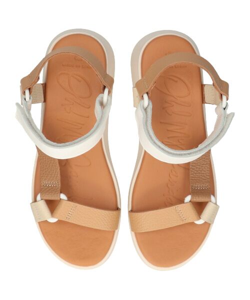 INTER-CHAUSSURES / インター ショシュール サンダル | 【Oh my Sandals】カラーコンビ厚底ベルクロサンダル | 詳細5