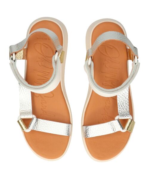 INTER-CHAUSSURES / インター ショシュール サンダル | 【Oh my Sandals】カラーコンビ厚底ベルクロサンダル | 詳細23
