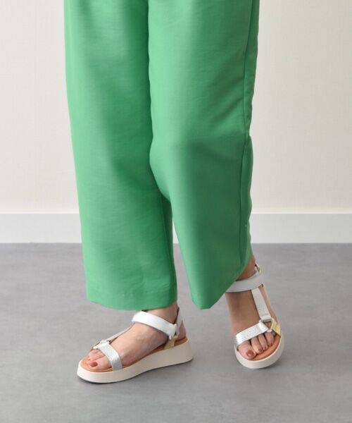 INTER-CHAUSSURES / インター ショシュール サンダル | 【Oh my Sandals】カラーコンビ厚底ベルクロサンダル | 詳細26