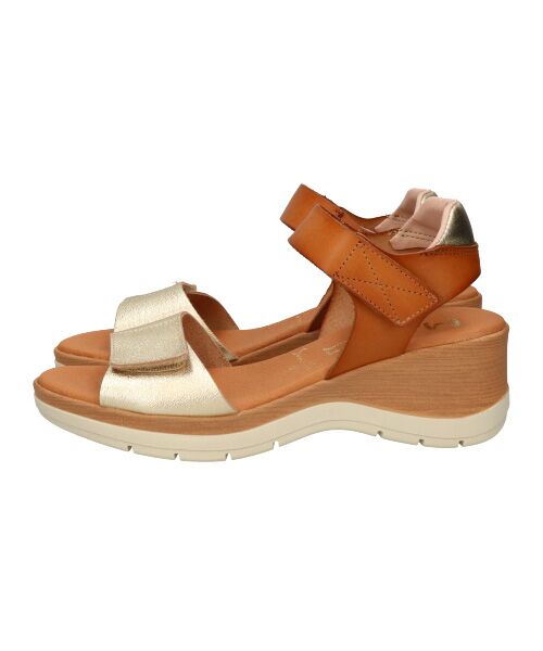 INTER-CHAUSSURES / インター ショシュール サンダル | 【MARILA】異素材コンビウエッジサンダル | 詳細2