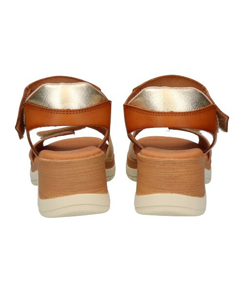 INTER-CHAUSSURES / インター ショシュール サンダル | 【MARILA】異素材コンビウエッジサンダル | 詳細4