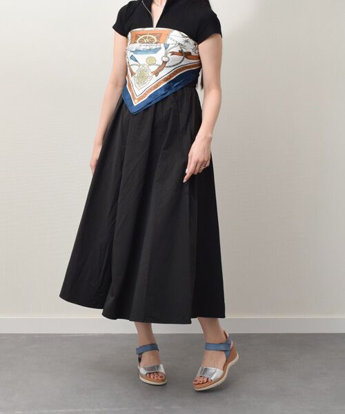 INTER-CHAUSSURES / インター ショシュール サンダル | 【MARILA】異素材コンビウエッジサンダル | 詳細18