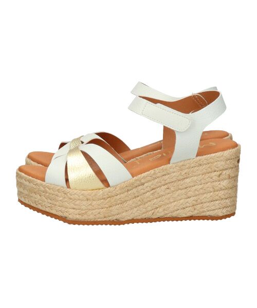 INTER-CHAUSSURES / インター ショシュール サンダル | 【MARILA】アンクルベルトジュートウエッジサンダル | 詳細2