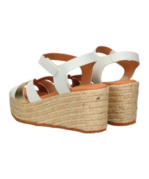 INTER-CHAUSSURES / インター ショシュール サンダル | 【MARILA】アンクルベルトジュートウエッジサンダル | 詳細3