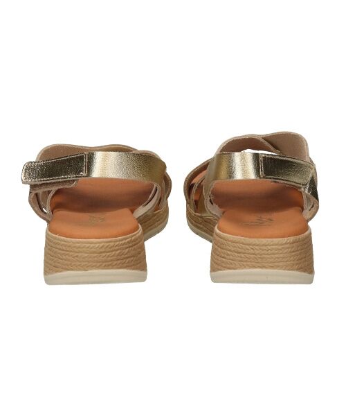 INTER-CHAUSSURES / インター ショシュール サンダル | 【MARILA】厚底メタリックレザーサンダル | 詳細4