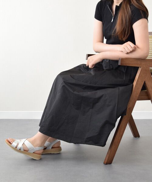 INTER-CHAUSSURES / インター ショシュール サンダル | 【MARILA】厚底メタリックレザーサンダル | 詳細18