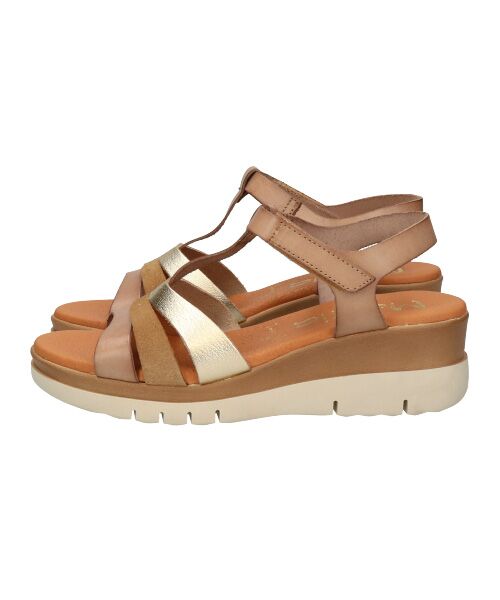 INTER-CHAUSSURES / インター ショシュール サンダル | 【MARILA】異素材コンビ厚底サンダル | 詳細2