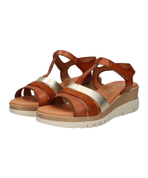 INTER-CHAUSSURES / インター ショシュール サンダル | 【MARILA】異素材コンビ厚底サンダル | 詳細10