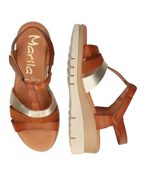 INTER-CHAUSSURES / インター ショシュール サンダル | 【MARILA】異素材コンビ厚底サンダル | 詳細16